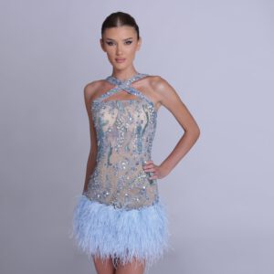 Frost Feather Dress